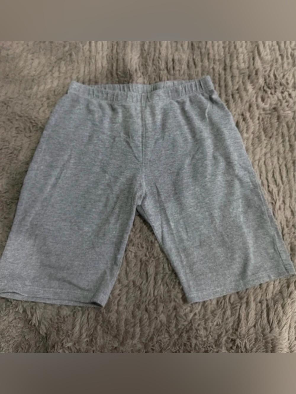 Grey Biker Shorts